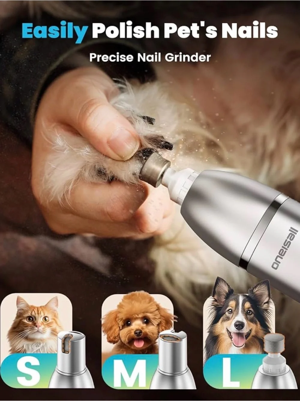 Oneisall Dog Grooming Kit Trimmer kit